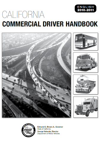 California Commercial Driver Handbook